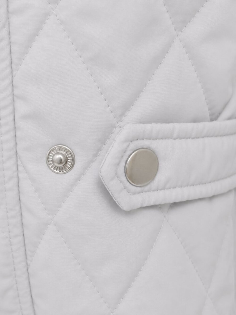 Appleseed’s Petites Lightweight Light Gray Diamond Quilted Zip Vest PL NEW - Picture 11 of 15